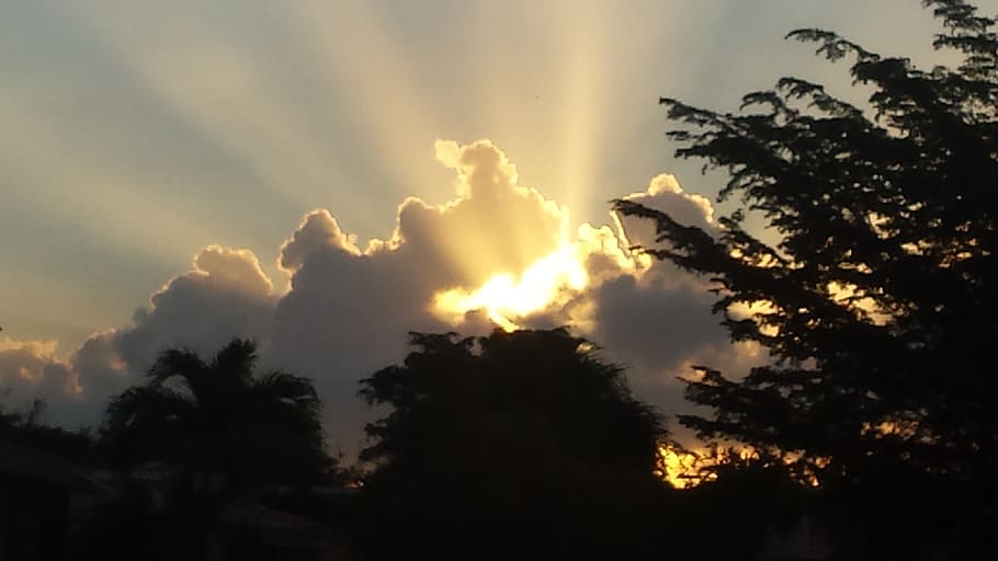 Sunrise, Amanecer, Clouds, Nature, nubes, sky, crepusculos HD wallpaper