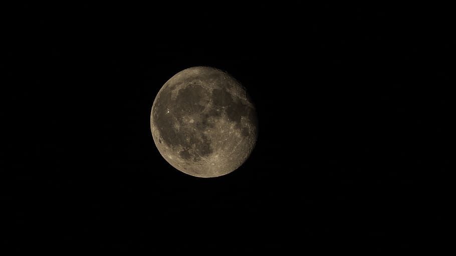 moon, night, full moon, moonlight, sky, dark, night sky, space HD wallpaper