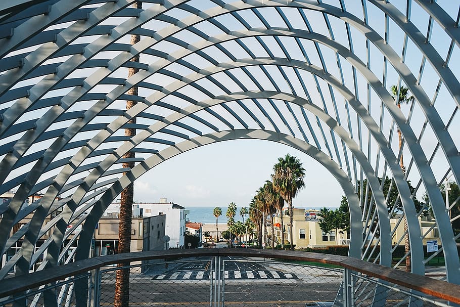bridge, pattern, structure, roof, grid, design, architecture HD wallpaper