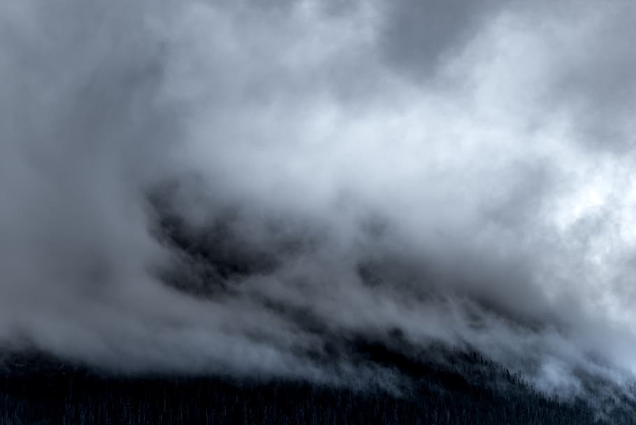 clouds, sky, nature, landscape, cloud - sky, storm, storm cloud HD wallpaper