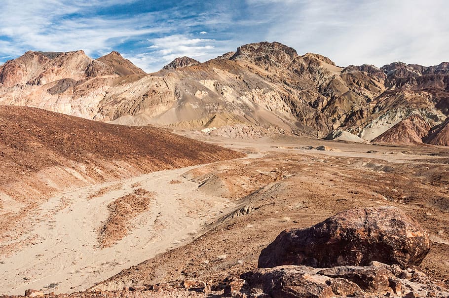 death valley, hot, dry, landscape, california, stovepipe, america HD wallpaper