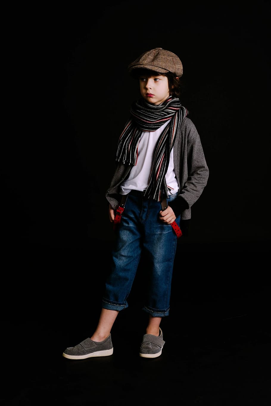 boy model, fashion, man, one, darkness, teen, children's fashion, HD wallpaper