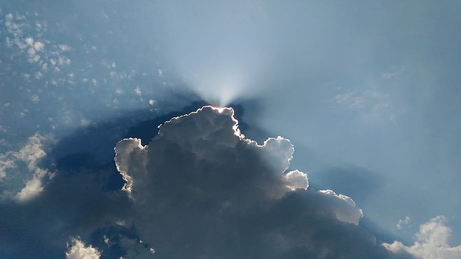 clouds, sky, sun, cloudy, sunlight, ray, consult, cloud - sky HD wallpaper