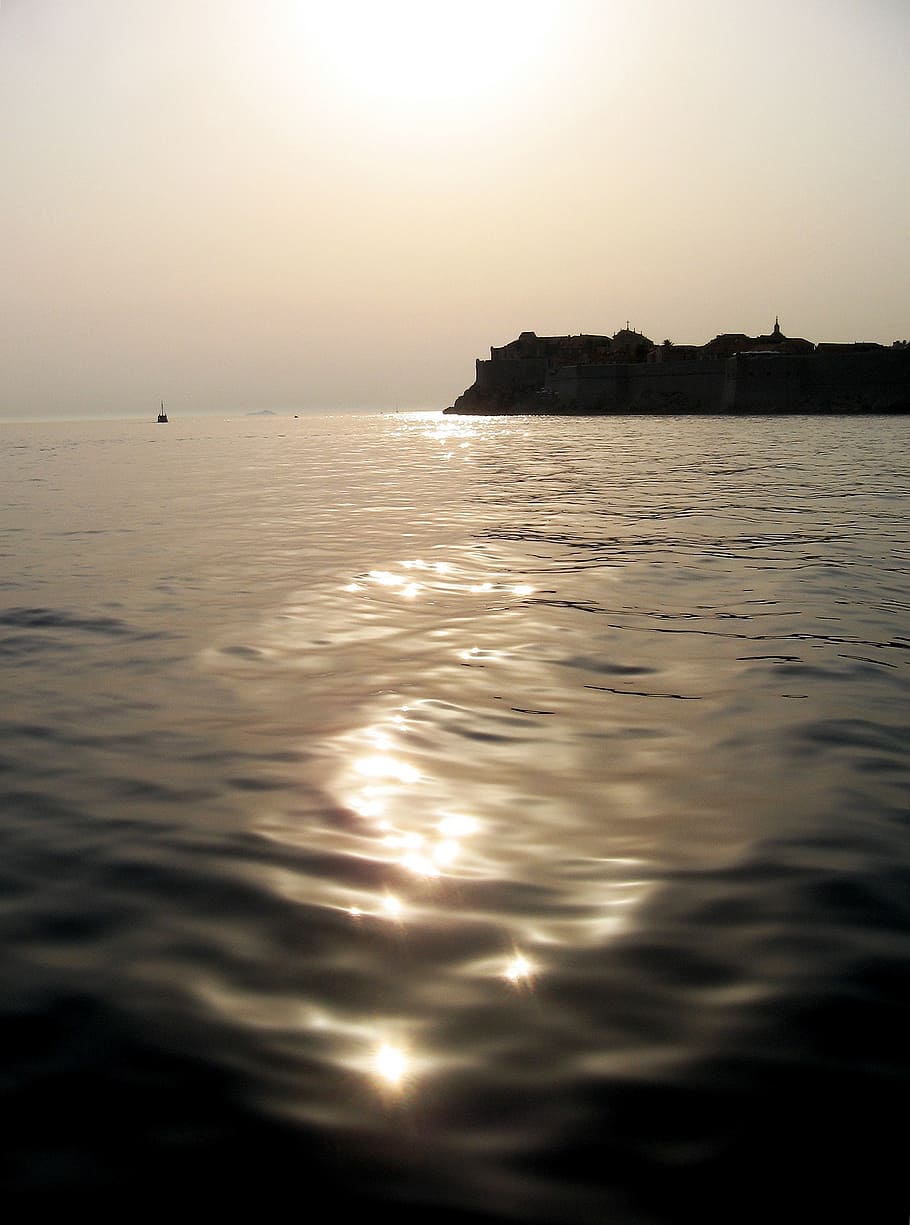 sea, water, waves, ripple, coast, coastline, island, travel HD wallpaper