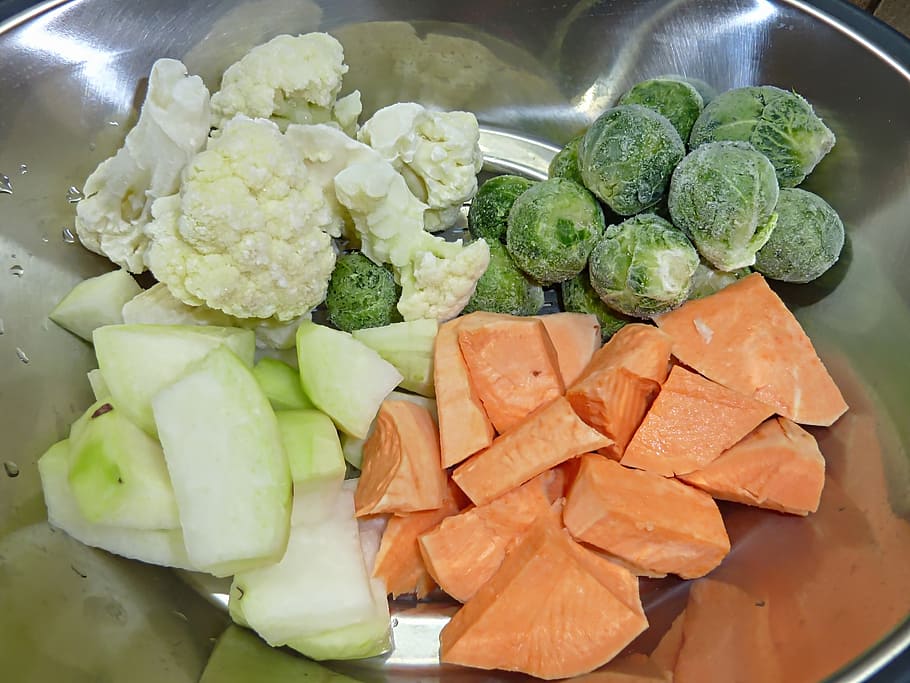 vegetables, flat, food, kitchen, eat, vitamins, organic cuisine HD wallpaper