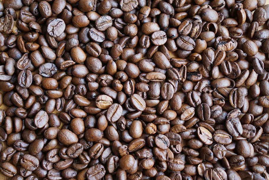 photo of coffee beans, grains, fresh, aroma, the variety of coffee HD wallpaper