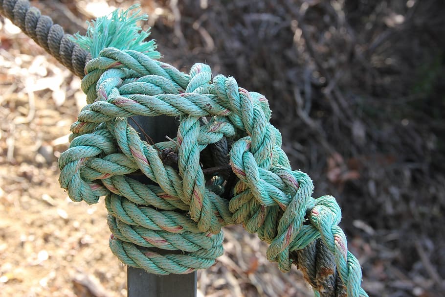 knot, rope, cordage, twisted ropes, detention, strength, close-up HD wallpaper