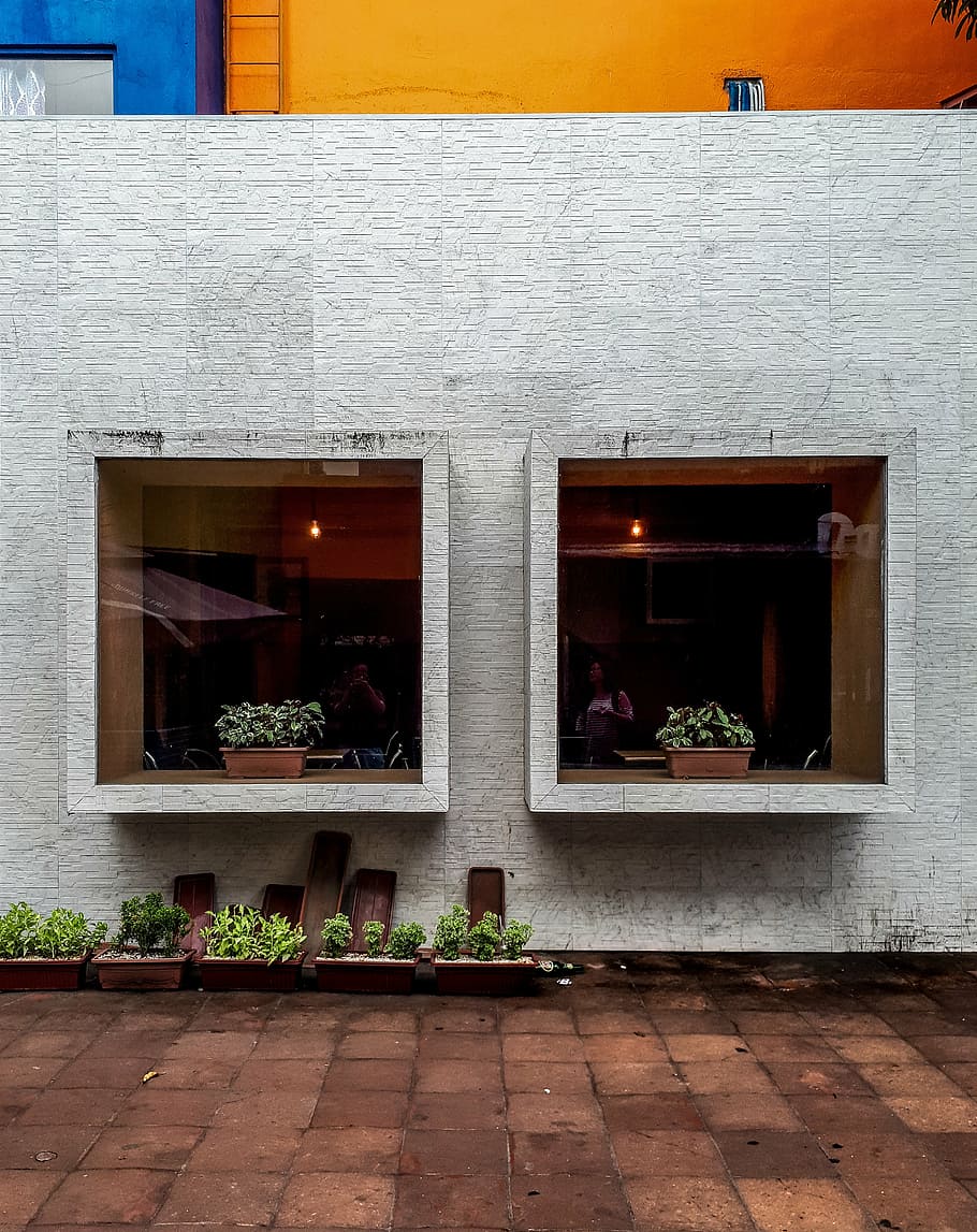art, architecture, cafe, modern, architectural, window, structure HD wallpaper