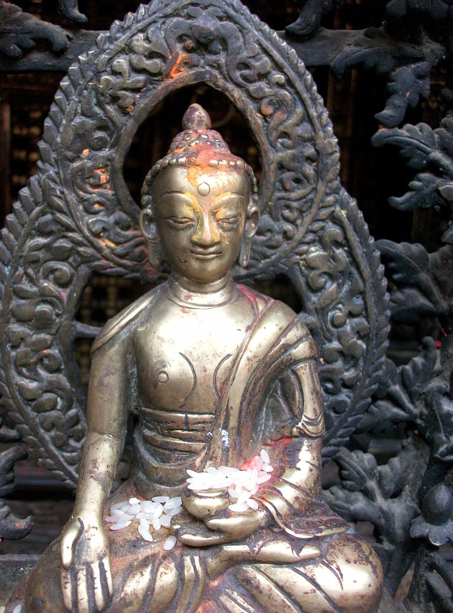 nepal, statue, sanctuary, buddhism, sculpture, art and craft HD wallpaper