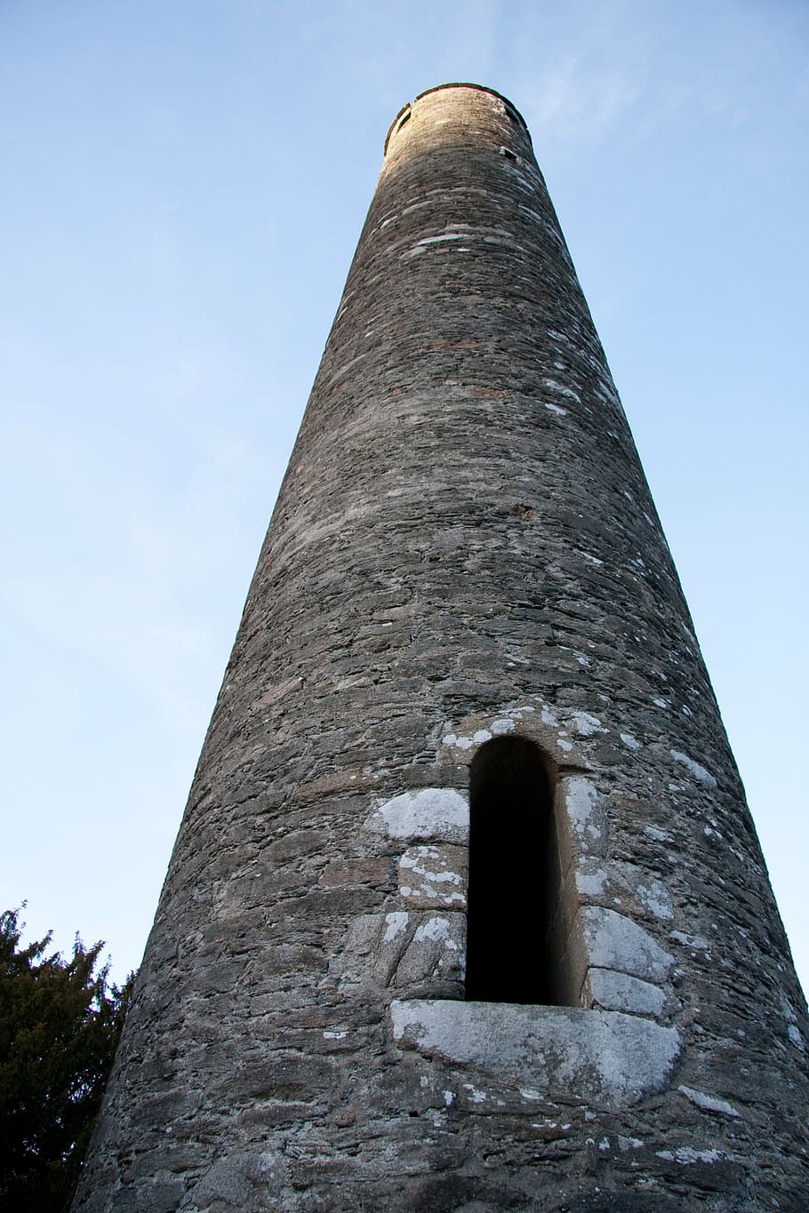 tower, ruins, stone, low angle view, architecture, built structure HD wallpaper