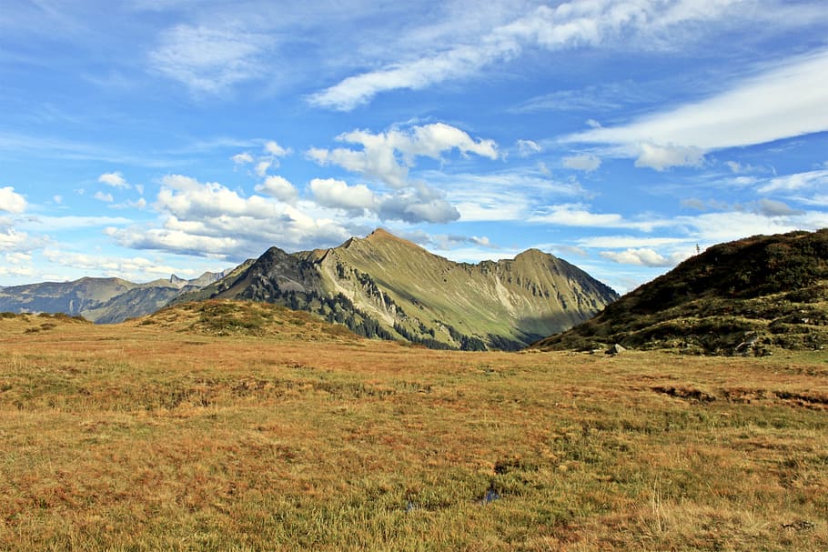 landscape, nature, alpine, mountains, austria, holiday, hiking HD wallpaper