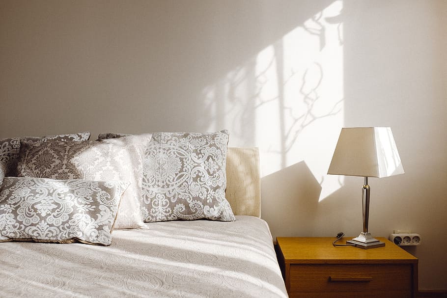 Bedroom, other, indoors, domestic Room, no People, electric Lamp HD wallpaper