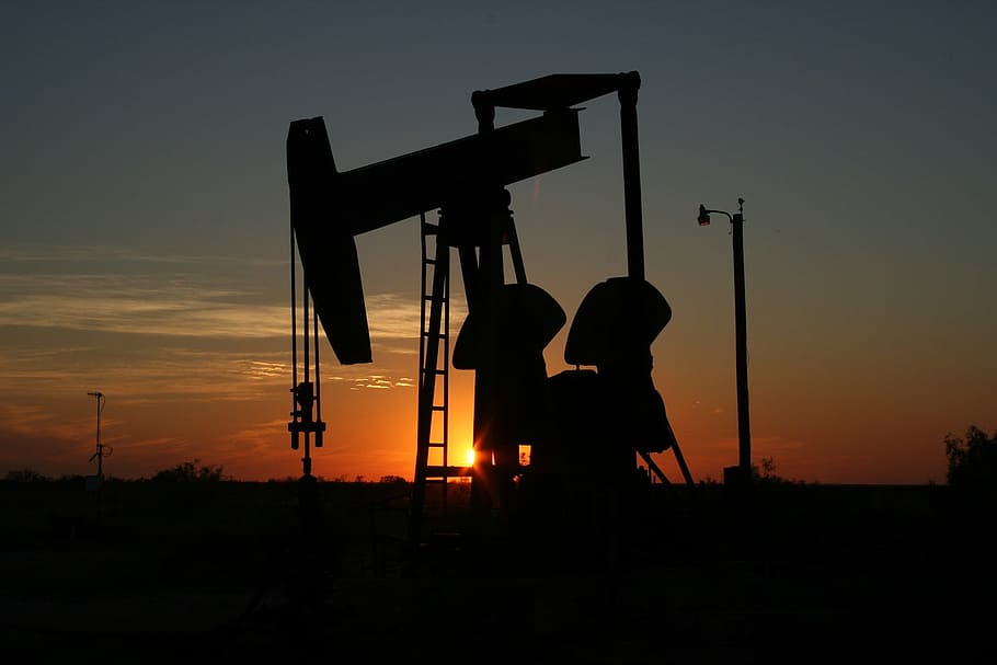 dawn, sky, sunset, sunrise, drill, dusk, evening, fossil fuel HD wallpaper