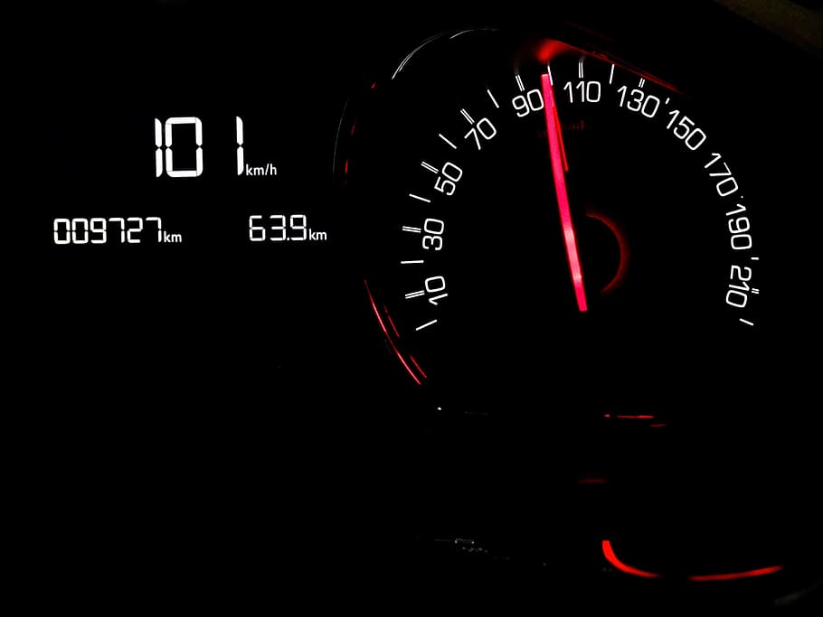 speedometer showing 101, Ad, Digital, Auto, vehicle, dashboard HD wallpaper