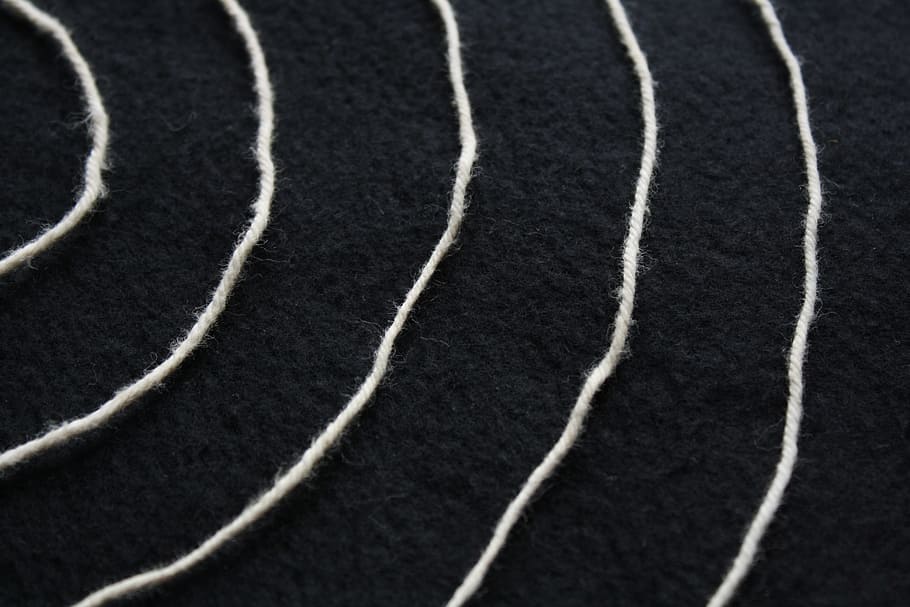 string, spiral, coil, white string, loop, no people, close-up HD wallpaper