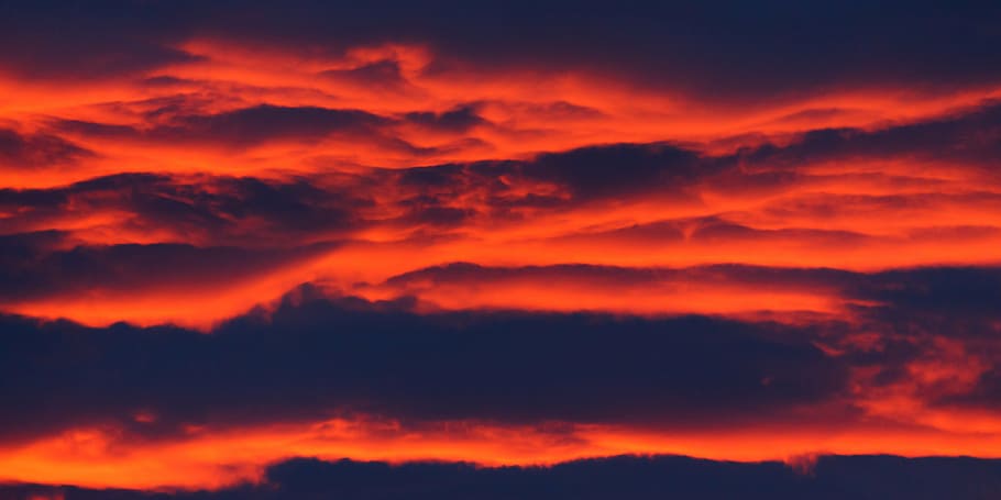 white clouds photo during sunset, abstract, background, cloudscape HD wallpaper