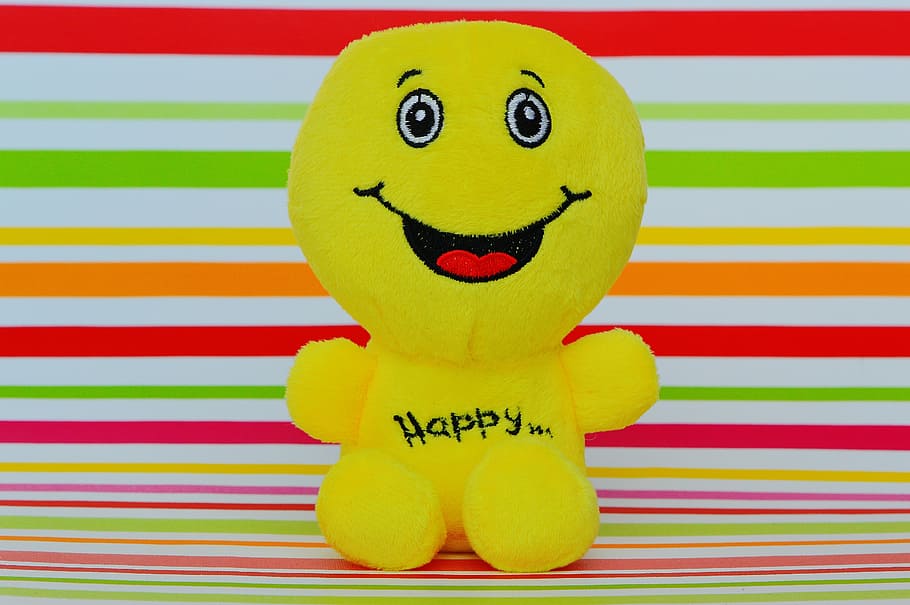 Smiley, Laugh, Emoticon, Emotion, funny, yellow, green, cheerful, HD wallpaper