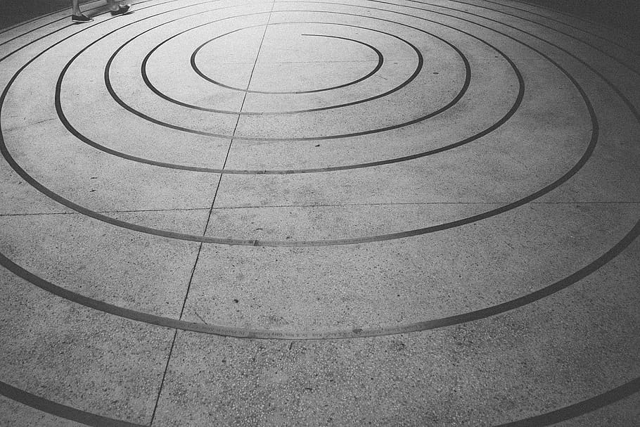 spiral, floor, circles, round, spirals, patterns, designs, grounds HD wallpaper