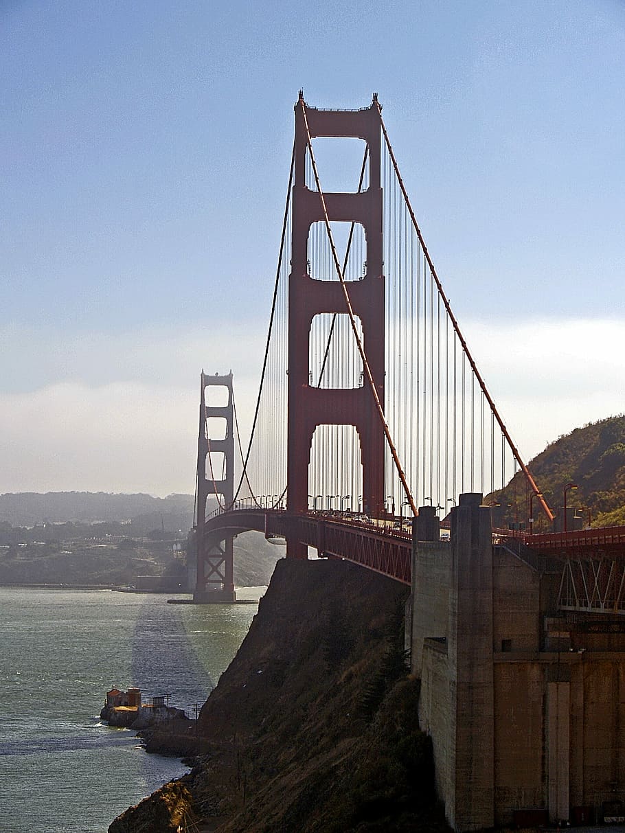 Bridge, Suspension, Architecture, structure, cable, golden gate bridge HD wallpaper