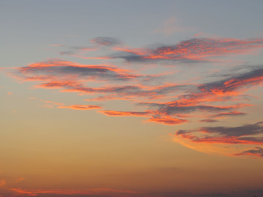 Cloud, Sunset, Clouds, Colors, sky, nightfall, dusk, setting sun HD wallpaper
