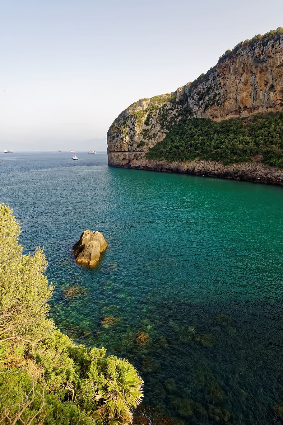 mediterranean, bejaia, kabylia, algeria, landscape, north africa, HD wallpaper