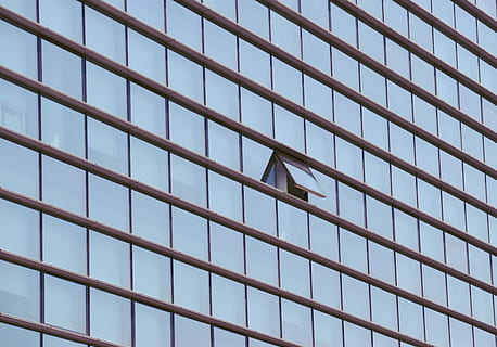 building with opened window, blue building windows during daytime HD wallpaper