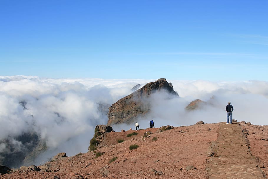 mountains, sky, clouds, high, tourism, holidays, travel, www HD wallpaper