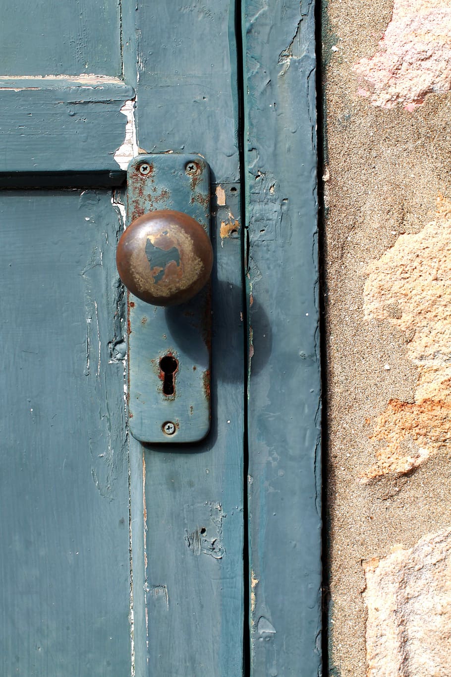 Ancient, Door, Lock, Keyhole, Taiwan, safety, old, security, HD wallpaper