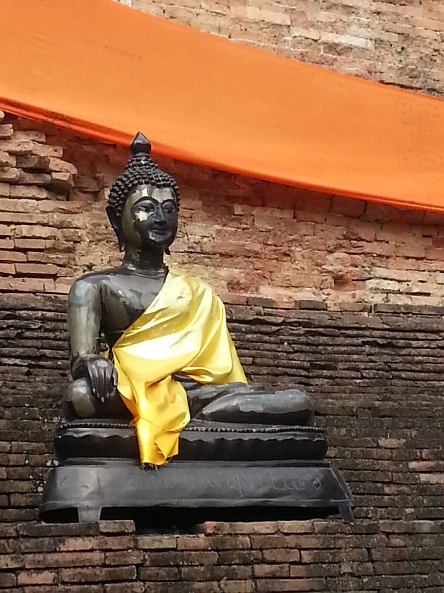Buddha, Buddhism, Thailand, Chiangmai, asia, statue, temple - Building, HD wallpaper