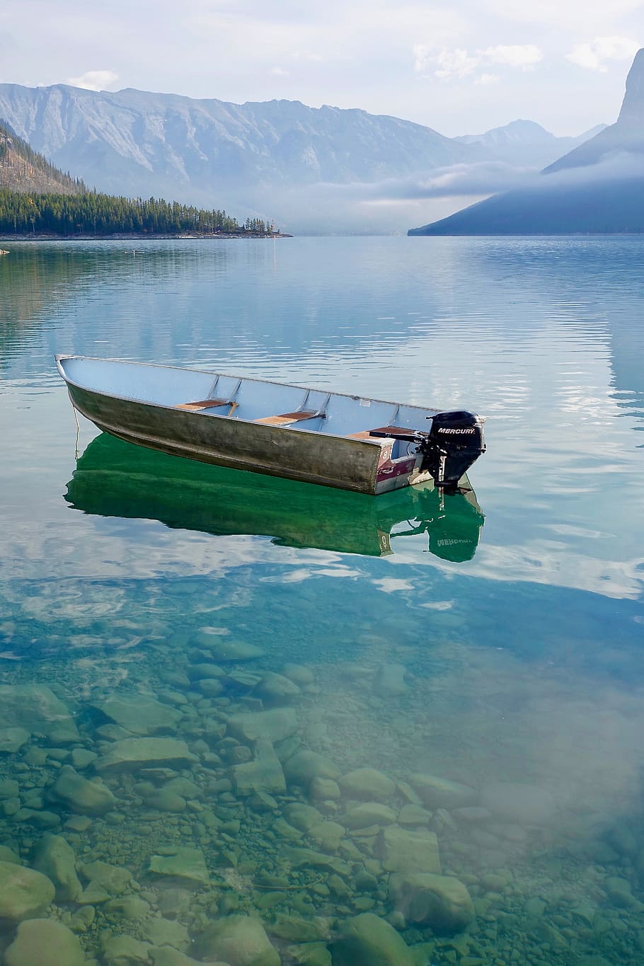 Boat, Idyllic, Calm, Landscape, Paradise, turquoise, scenery HD wallpaper