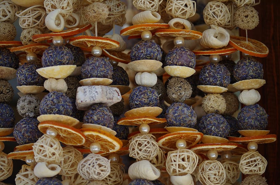 soaps, ornaments, decor, variation, large group of objects HD wallpaper