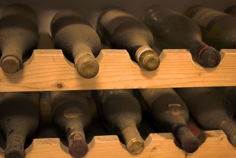 Cellar, Bottles, Wine, Red, Red Wine, Shelf, enoteca, tuscany HD wallpaper
