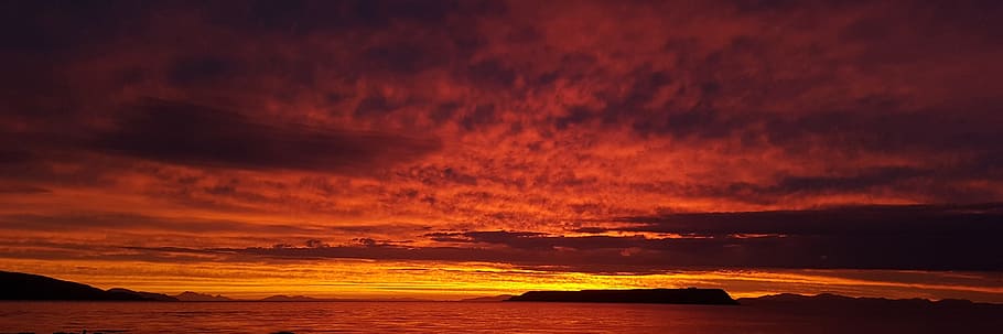sunset, plimmerton, nz, sea, sky, water, cloud - sky, scenics - nature HD wallpaper