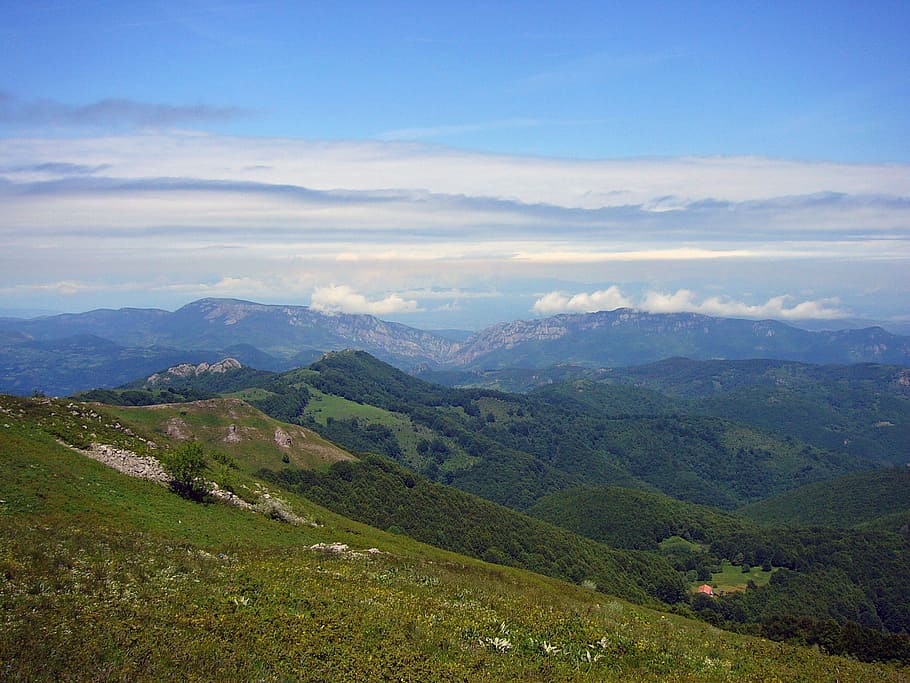 greben mountain, landscape, serbia, nature, view, woods, ruj mountain, HD wallpaper