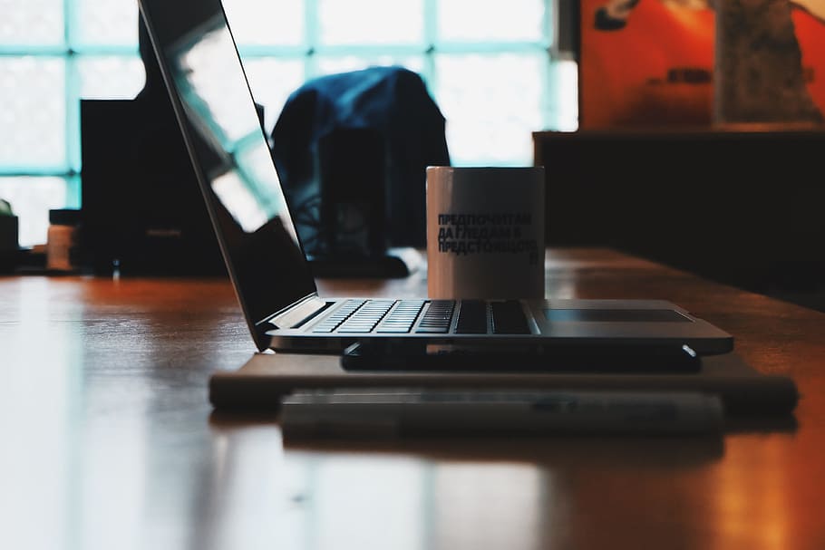 MacBook Pro on table, laptop, computer, desk, business, office HD wallpaper