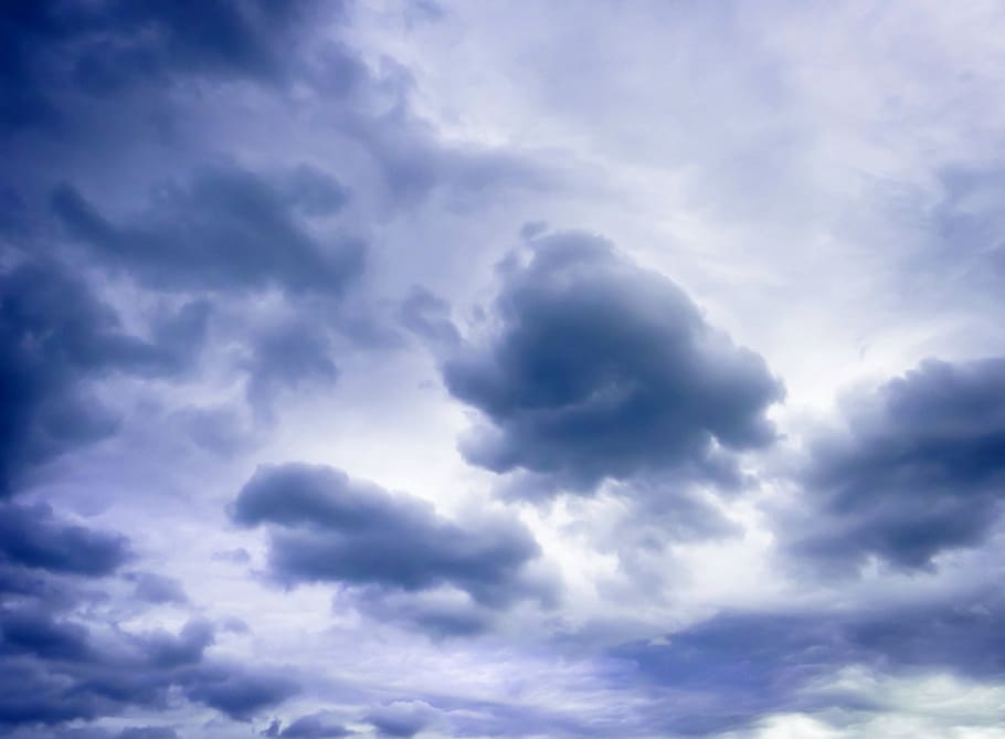 clouds, dusk, storm clouds, outdoor, cloudy, sky, evening, cloud - sky HD wallpaper