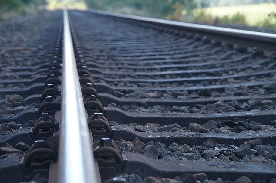 train rail, track, seemed, track rails, railway, traffic, railway rails HD wallpaper