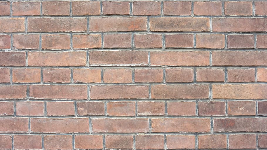 brick, wall, red, masonry, hauswand, regularly, texture, pattern HD wallpaper