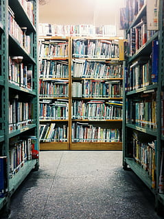 book stack, bookcase, books, bookshelves, bookstore, education HD wallpaper
