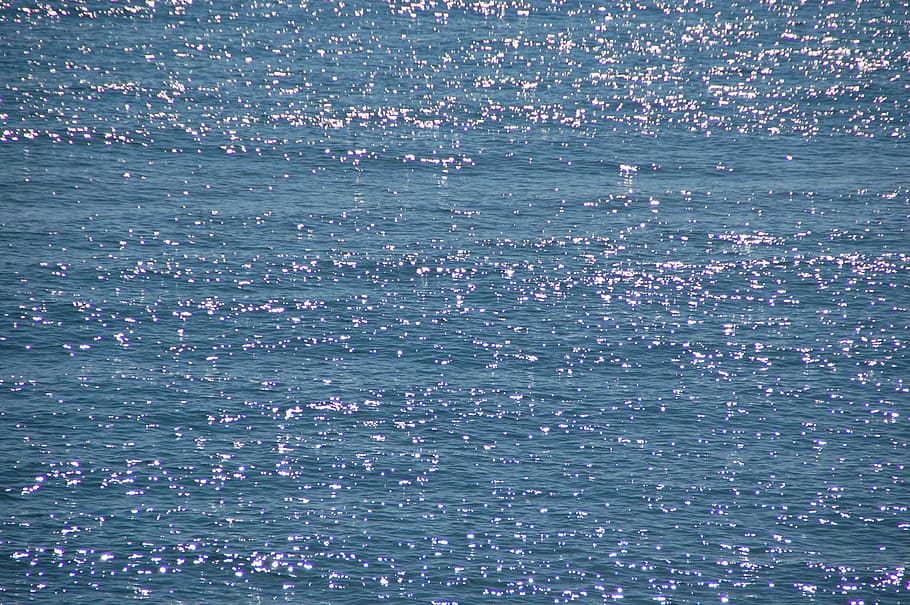 water, reflections, sea, blue, backgrounds, full frame, no people HD wallpaper
