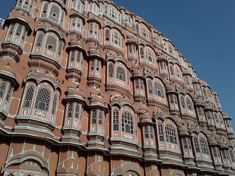 jaipur, rajasthan, hawa mahal, jaipur royal, built structure, HD wallpaper