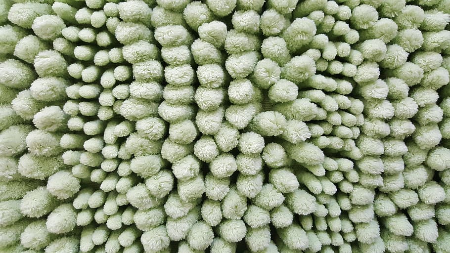 texture, mat, bathmat, close up, material, green, background HD wallpaper