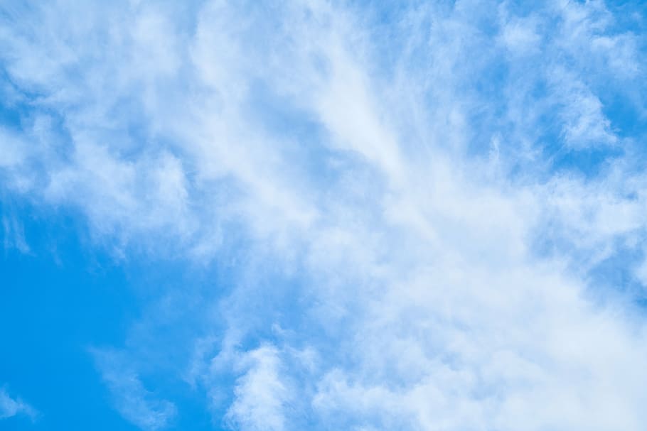 cloud, blue, nature, clouds, white, composition, space, unbelievable HD wallpaper