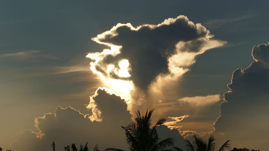 sky, cloud, nature, cloud - sky, beauty in nature, tree, scenics - nature HD wallpaper