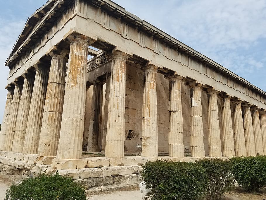 column, architecture, travel, ancient, old, architectural column HD wallpaper