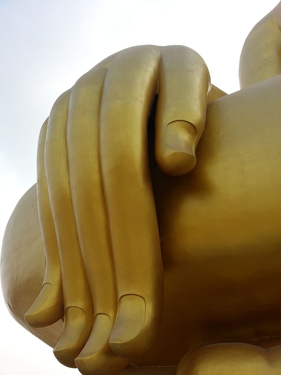 hand, buddha, buddhism, sculpture, statue, human representation HD wallpaper