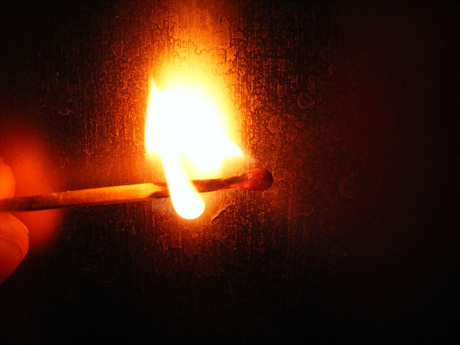 fire, flames, burning, burns, orange, yellow, glows, glowing HD wallpaper
