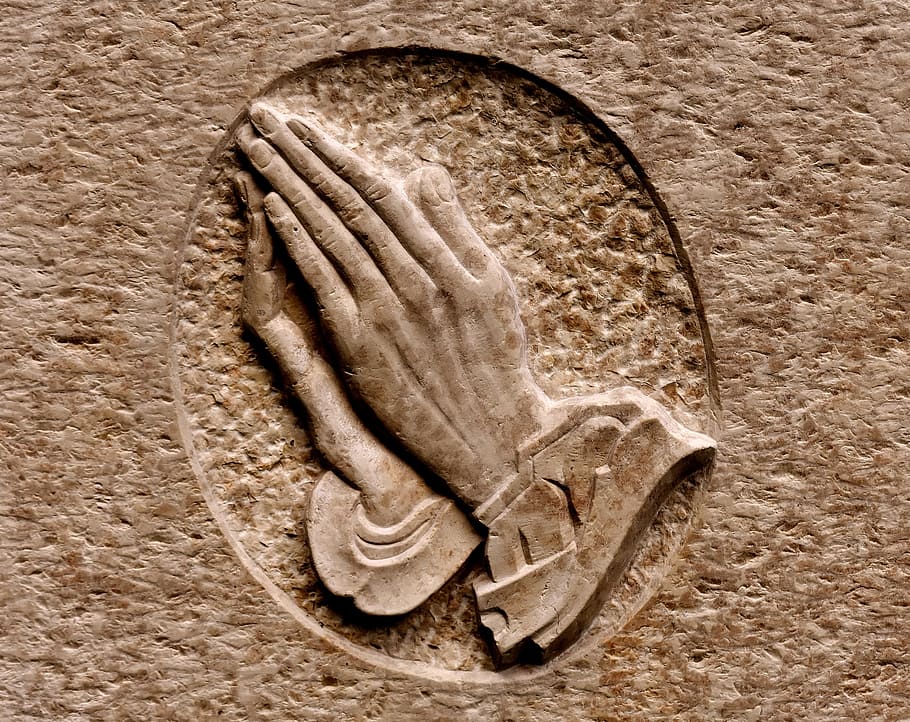 Praying Hands, Religious, Stone, Plate, ornament, structure HD wallpaper