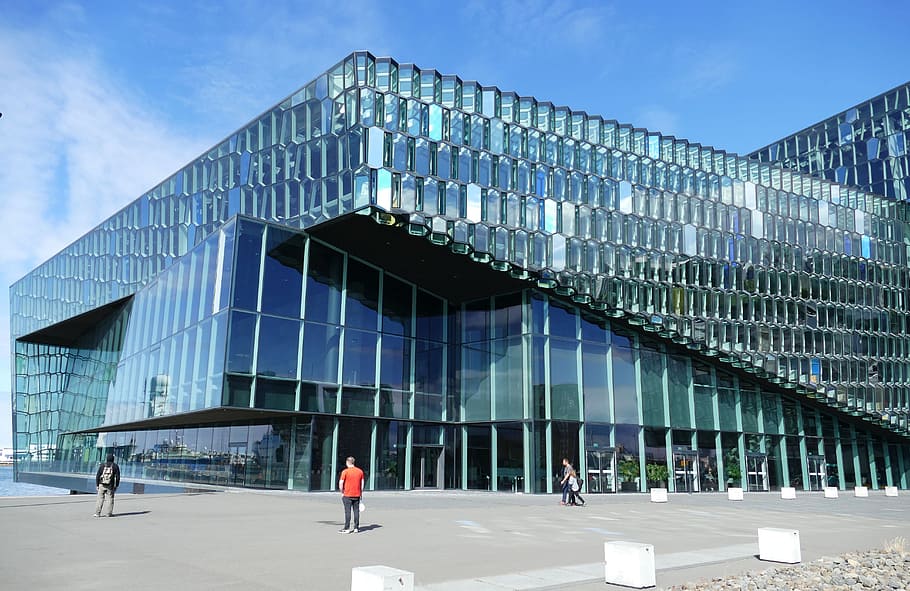 Reykjavik, Harpa, Concert, Facade, hall, glass, places of interest