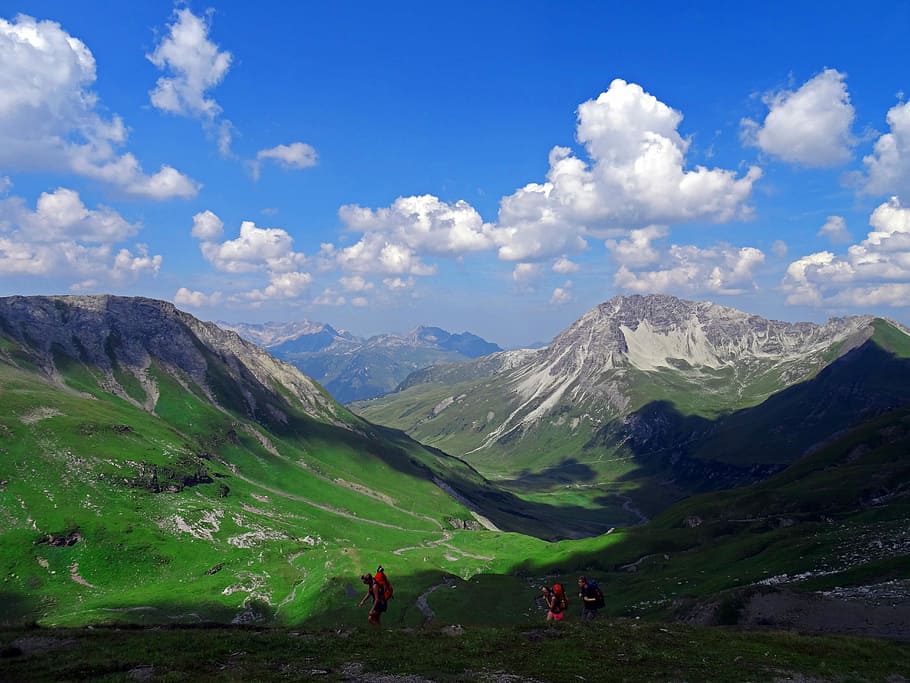 Mountain, Austria, Landscape, Alps, hiking, view, panoramic views HD wallpaper